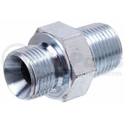 G62200-0604 by GATES - Hyd Coupling/Adapter - Male British Standard Pipe Parallel to Male Pipe NPTF