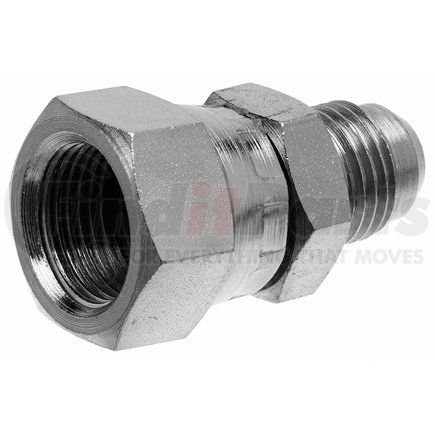 G62801-0810 by GATES - Hydraulic Coupling/Adapter- Female British Flat-Face O-Ring to Male JIC 37 Flare
