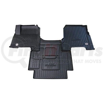 10002792 by MINIMIZER - Floor Mats - Black, 3 Piece, Front, Center Row, For Volvo