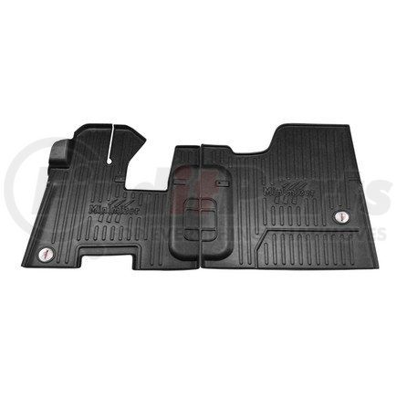 10002655 by MINIMIZER - Floor Mats - Black, 2 Piece, Manual Transmission, Front Row, For Peterbilt