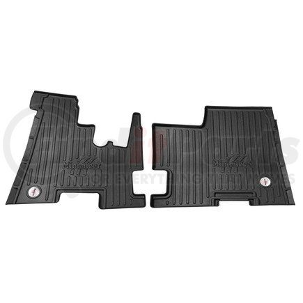 10002470 by MINIMIZER - Floor Mats - Black, 2 Piece, Front Row, For Kenworth
