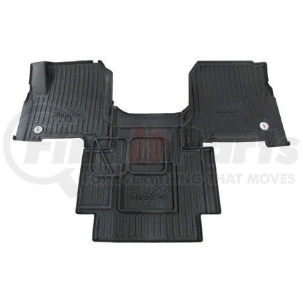 10002798 by MINIMIZER - Floor Mats - Black, 3 Piece, Front, Center Row, For Volvo
