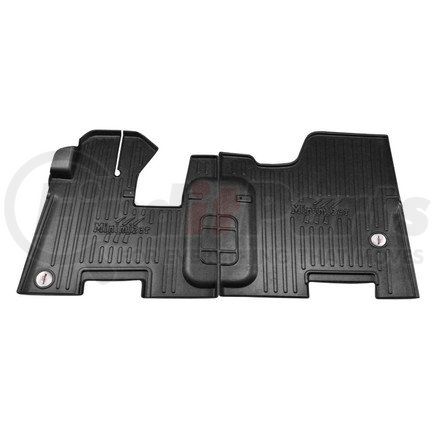 10002650 by MINIMIZER - Floor Mats - Black, 2 Piece, Manual Transmission, Front Row, For Peterbilt