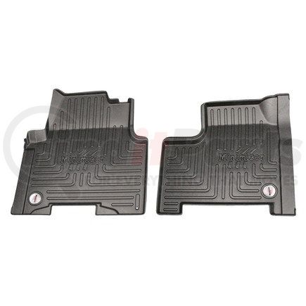 10002412 by MINIMIZER - Floor Mats - Black, 2 Piece, With Minimizer Logo, Front Row, For International