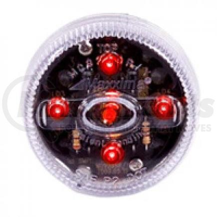 M09250R-X by MAXXIMA - 2" ROUND RED LED MARKER LIGHT