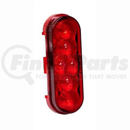 M63346R by MAXXIMA - OVAL RED LIGHTNINGS SERIES STT