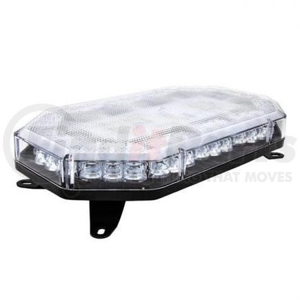 M20486YCL by MAXXIMA - Emergency Warning Light - Mini-Bar, Amber Clear Lens, 12/24 Volts