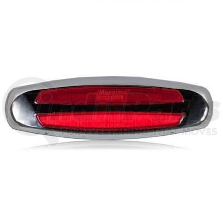M30332R by MAXXIMA - 2" x 6" Clearance Marker Red Chrome Bezel P2