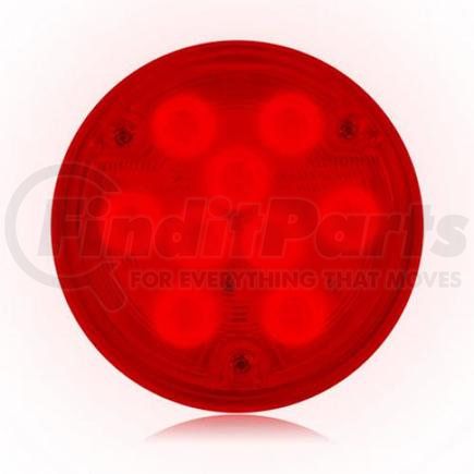 M42365R-X by MAXXIMA - Low Profile Thin 4" Round Red Stop / Tail / Turn S