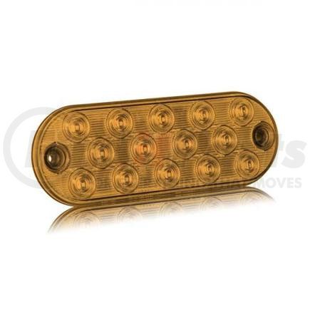 M63353Y by MAXXIMA - WARNING 6" OVAL