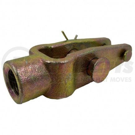 TR810019 by TORQUE PARTS - Brake Clevis - Double Pinned, Straight, 5/8-18" Threaded, Includes pins