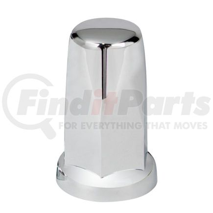 10059CB by UNITED PACIFIC - Wheel Lug Nut Cover - 33mm x 3.25", Chrome, Plastic, Tall, Classic, Push-On Style