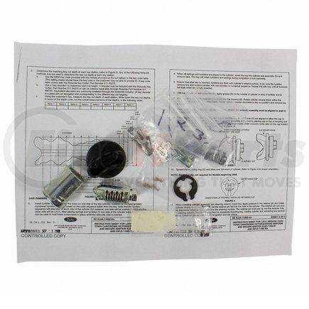 SW6389 by MOTORCRAFT - LOCKSET - COMPLETE VEHICL