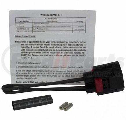 WPT910 by MOTORCRAFT - Engine Cooling Fan Motor Connector-Power Steering Pressure Switch Connector