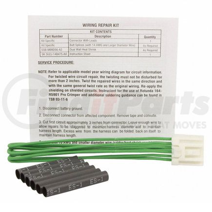 WPT1119 by MOTORCRAFT - Deck Lid / Lift Gate Ajar Switch Connector MOTORCRAFT WPT-1119