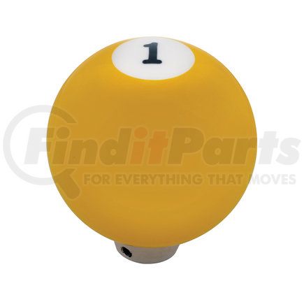 70661 by UNITED PACIFIC - Manual Transmission Shifter Knob - Pool Ball Number "1"