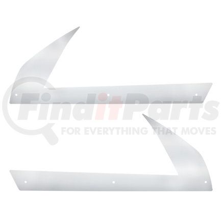 29149 by UNITED PACIFIC - Fender Corner Guard - Below Headlight, 430 Stainless Steel, For 2018-2023 Freightliner Cascadia