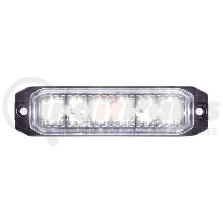39165 by UNITED PACIFIC - Multi-Purpose Warning Light - 6 High Power LED "Competition Series" Slim Warning Light, White