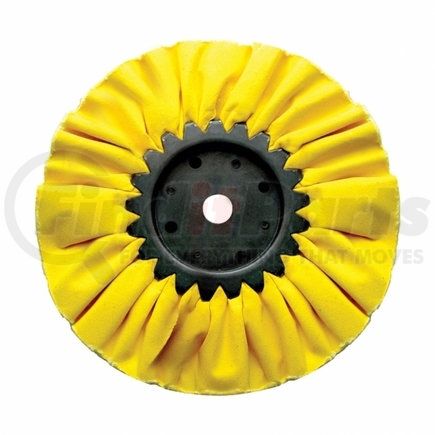 92026 by UNITED PACIFIC - Buffing Wheel - 8" Yellow Treated Airway Buff, 3/4" Arbor