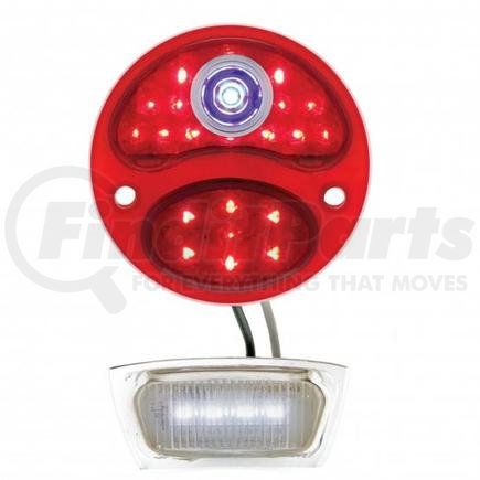 FTL2831BD-L by UNITED PACIFIC - Tail Light Lens - LED 12V, Driver Side, with Blue Dot, for 1928-1931 Ford Model A