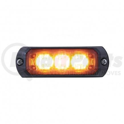 37542B by UNITED PACIFIC - Multi-Purpose Warning Light - 3 LED Mini Warning Light, Amber LED
