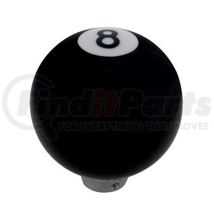 70025 by UNITED PACIFIC - Manual Transmission Shift Knob - Gearshift Knob, Black, 8 Ball