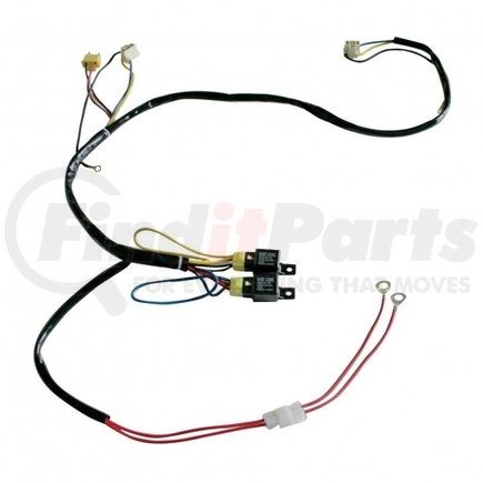 34263 by UNITED PACIFIC - Headlight Relay Connector - Headlight Relay Harness Kit, H4