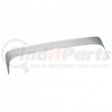 29003 by UNITED PACIFIC - Hood Deflector - Bug Deflector, Stainless, for 2007+ Peterbilt 388/389/Heavy Haul 367