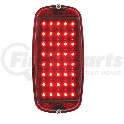 CTL6066FSR by UNITED PACIFIC - Tail Light - 40 LED Assembly, with Red Lens, for 1960-1966 Chevy/GMC Fleetside Truck