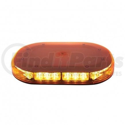 37140 by UNITED PACIFIC - Warning Light Assembly - 30 High Power LED Micro, Amber Cover, Magnet Mount