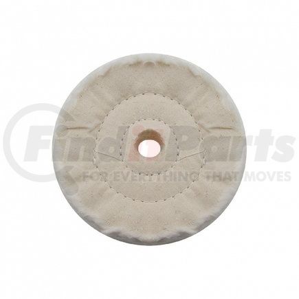90096 by UNITED PACIFIC - Buffing Wheel - 3" White Soft Muslin Buff, 5/8" Arbor