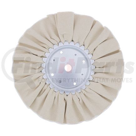 90031 by UNITED PACIFIC - Buffing Wheel - 10" White Treated Airway Buff, 5/8" & 1/2" Arbor
