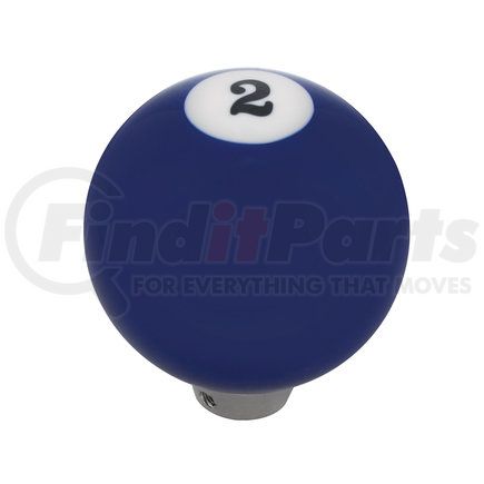 70662 by UNITED PACIFIC - Manual Transmission Shifter Knob - Pool Ball Number "2"