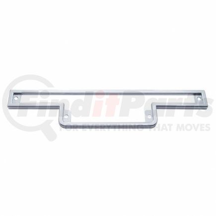 41010 by UNITED PACIFIC - Warning Light Panel Bezel - Chrome, Plastic, without Visor, for 1990-2000 Peterbilt 379/378/377