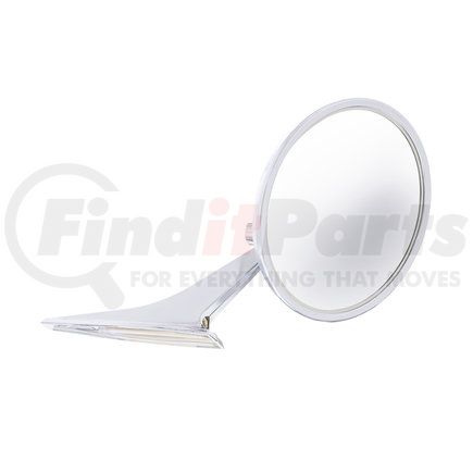 110827 by UNITED PACIFIC - Door Mirror - Exterior, with Convex Mirror Glass, for 1966-1972 Chevy Passenger Car