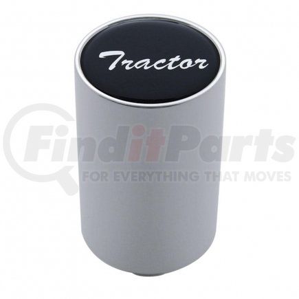 23724 by UNITED PACIFIC - Air Brake Valve Control Knob - "Tractor" 3", Black Glossy Sticker