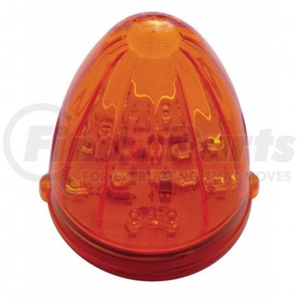 37596B by UNITED PACIFIC - Truck Cab Light - Bulk, 19 LED, Watermelon Grakon 1000, Amber LED/Dark Amber Lens