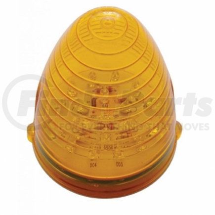 38312 by UNITED PACIFIC - Truck Cab Light - 19 LED Beehive Grakon 1000, Amber LED/Amber Lens