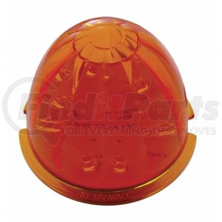 37595B by UNITED PACIFIC - Truck Cab Light - 17 LED Watermelon, Amber LED/Dark Amber Lens