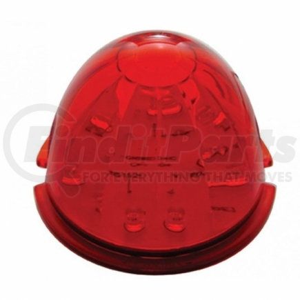 38148 by UNITED PACIFIC - Truck Cab Light - 17 LED Watermelon, Red LED/Red Lens