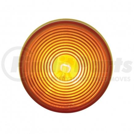31061 by UNITED PACIFIC - Clearance/Marker Light - Incandescent, Amber/Polycarbonate Lens, with Round Design, 2.5"