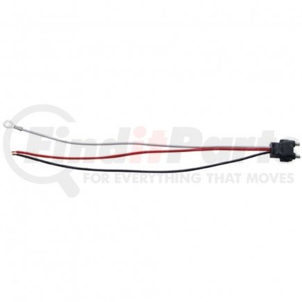 34212 by UNITED PACIFIC - Electrical Pigtail - Bulk, 3-Wire Pigtail, 3 Prong Straight Plug, 12" Lead