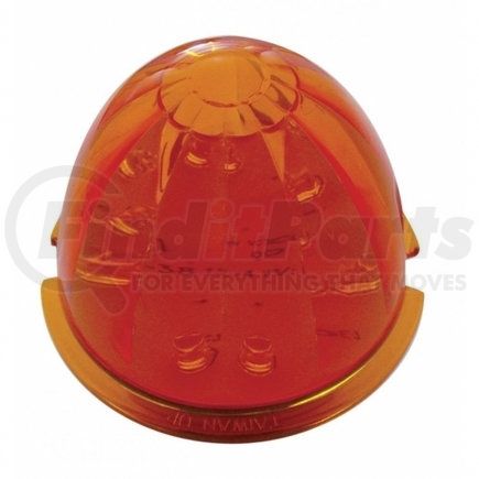 37595 by UNITED PACIFIC - Truck Cab Light - 17 LED Watermelon Cab Light, Amber LED/Dark Amber Lens