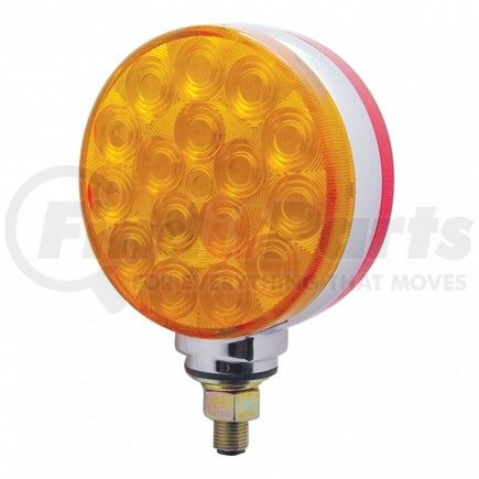 38719 by UNITED PACIFIC - Turn Signal Light - Double Face, 34 LED Reflector, Amber & Red LED/Amber & Red Lens