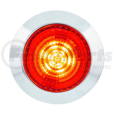 36036 by UNITED PACIFIC - Clearance/Marker Light - 1.25 in., Round, 6 Red LEDs, Red Lens, Dual Function