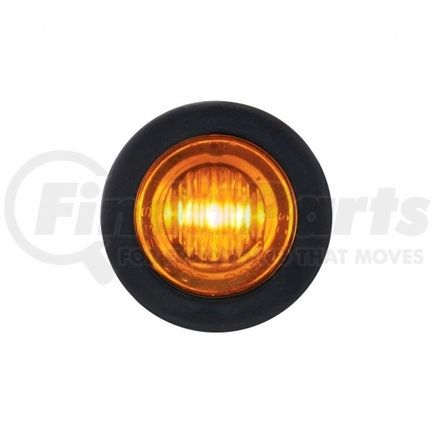 39767 by UNITED PACIFIC - 3-LED Single Function 3/4" Mini Clearance/Marker Light, Amber LED, Amber Lens