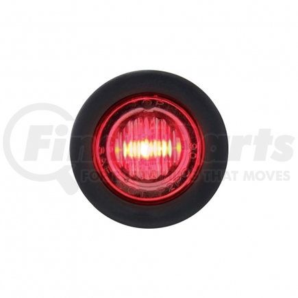 39770 by UNITED PACIFIC - Mini Clearance/Marker Light - Red LED/Clear Lens, 3 LED