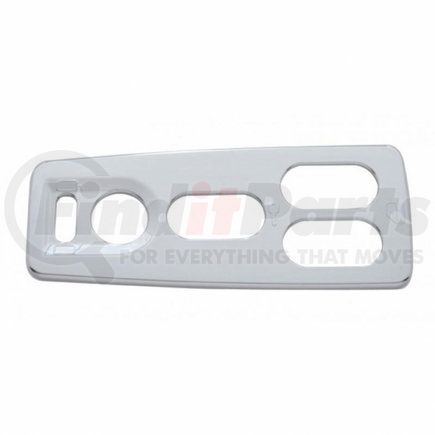 42097 by UNITED PACIFIC - Door Window Switch Bezel - Window Switch Cover, LH, Chrome, 5 Openings, for 2008-2017 Freightliner Cascadia