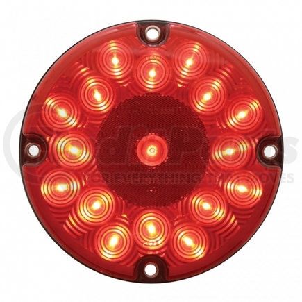 39961B by UNITED PACIFIC - Brake/Tail/Turn Signal Light - 17 LED 7", Red LED/Red Lens