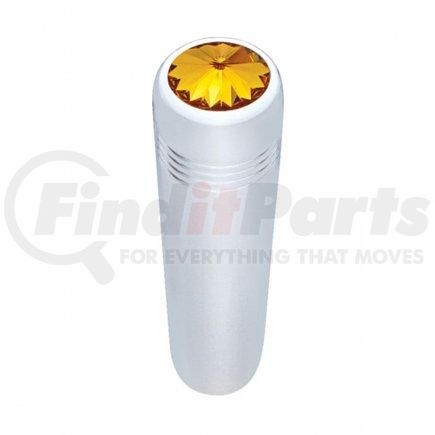 40157P by UNITED PACIFIC - Toggle Switch Extension - Long, Chrome Plated, Aluminum, with Amber Diamond, for Kenworth